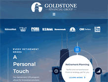 Tablet Screenshot of goldstonefinancialgroup.com